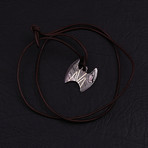 Damascus Bat Pendant // 1998