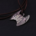 Damascus Bat Pendant // 1998