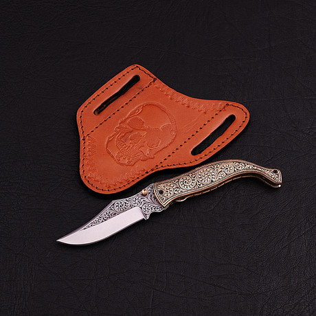 Handmade D2 Liner Lock Folding Knife