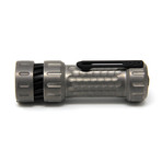 Titanium EDC Flashlight // Grey Black // Turbo