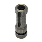 Titanium EDC Flashlight // Grey Black // Turbo