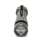 Titanium EDC Flashlight // Grey Black // Turbo