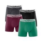 Solid 4-Pack // Green + Red + Black + Grey (XL)