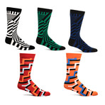 Razzle Zag Socks // Pack of 5