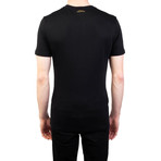Angular Medusa Graphic T-Shirt // Black Gold (XX-Large)
