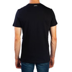 Paisley Baroque Graphic T-Shirt // Black (Large)