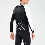 Wind Defense Cycle Jacket // Black + White (XL)