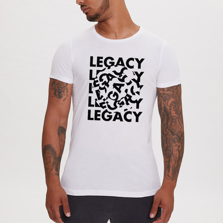 Legacy Vortex Printed T-Shirt // White (XS)