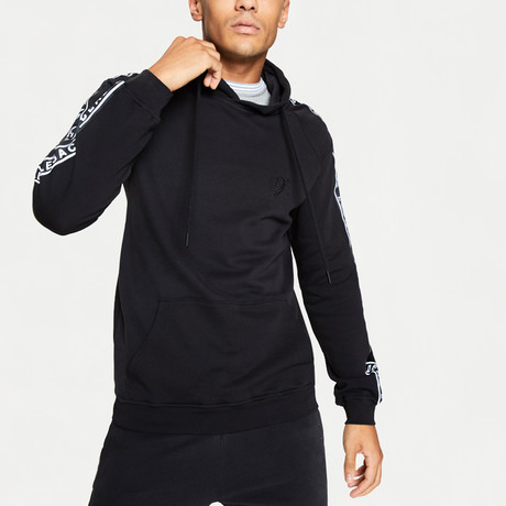 Brush Back Fleece Hoodie // Black (XS)