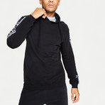 Brush Back Fleece Hoodie // Black (XS)