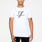 DL Printed T-Shirt // White (XS)