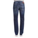 Marcus Slim Straight-Leg Jeans // Dark Blue Willamsburg (28WX32L)