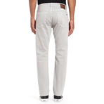 Marcus Slim Straight-Leg Jeans // Light Gray Comfort (31WX30L)