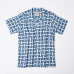 Kayyl Retro Hawaiian Shirt // Blue (2XL)