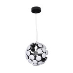 KASTRA Series // Globe LED Chandelier // Black // Large