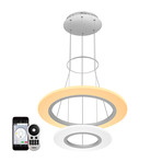 TANIA Series // WiFi-Enabled Color-Changing LED Chandelier + Remote Control // Double