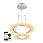 TANIA Series // WiFi-Enabled Color-Changing LED Chandelier + Remote Control // Double