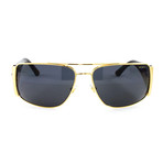 Versace // Men's VE2163 Polarized Sunglasses // Gold