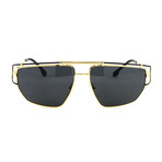 VE2202 Sunglasses // Gold