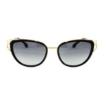Women's VE2203 Sunglasses // Black + Gold