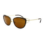 Women's VE2203 Sunglasses // Havana + Pale Gold