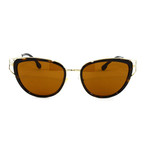 Women's VE2203 Sunglasses // Havana + Pale Gold