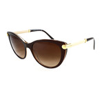 Women's VE4364Q Sunglasses // Brown + Transparent
