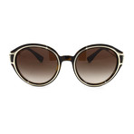 VE4342 Sunglasses // Havana + Pale Gold