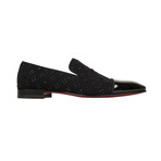 Men's Jacquard + Patent Dandelion Loafers // Black (Euro: 36)