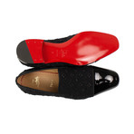 Men's Jacquard + Patent Dandelion Loafers // Black (Euro: 34)
