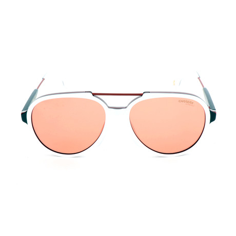 Unisex 1012S Sunglasses // White + Red
