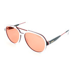 Unisex 1012S Sunglasses // White + Red