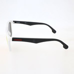 Unisex 5042S Sunglasses // White Crystal + Gray Rainbow
