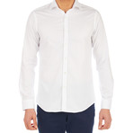 Paul Patterned Dress Shirt // White (S)