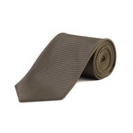 Tom Ford // Silk Textured Striped Tie // Green