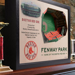 Boston Red Sox // Fenway Park // 25 Layer Wall Art