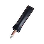 Beta Leather Pocket Pen Inkless Pen (Black Leather + Walnut)