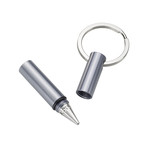 Beta Inkless Aluminum Keychain Pen (Silver)