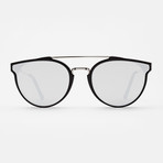 Unisex Giaguaro Sunglasses // Silver Ombre (Black Matte)