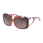 EP681S-831 Sunglasses // Orange + Purple Gradient
