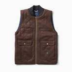 Andres Vest Jacket // Brown (XL)