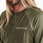 Eliminator Long-Sleeve Knit Top // Army (M)