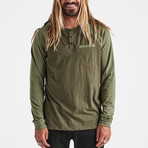 Eliminator Long-Sleeve Knit Top // Army (S)
