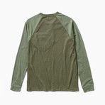Eliminator Long-Sleeve Knit Top // Army (M)