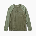 Eliminator Long-Sleeve Knit Top // Army (L)