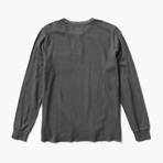 Dirt Bag Long-Sleeve Thermal Knit // Charcoal (S)