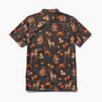 Ranch Life Short-Sleeve Woven Shirt  // Charcoal (XL)