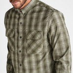 Alpinist Long-Sleeve Flannel // Military (XL)