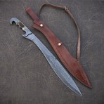 Damascus Steel Sword Knife // VK6024