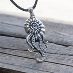Octopus in Shell Pendant